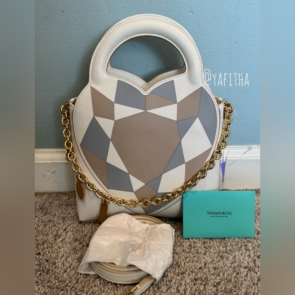 Tiffany & Co. Return To Tiffany Geometric Tote bag, Ivory (NWT)